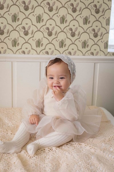 公主澎袖層次包屁紗裙(2color)2