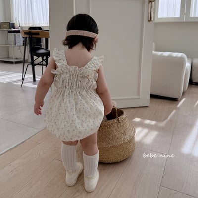 小碎花包屁衣*現貨12m3