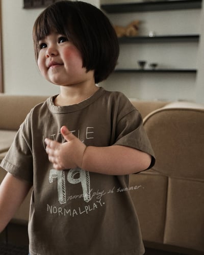 手繪數字上衣(2color)10