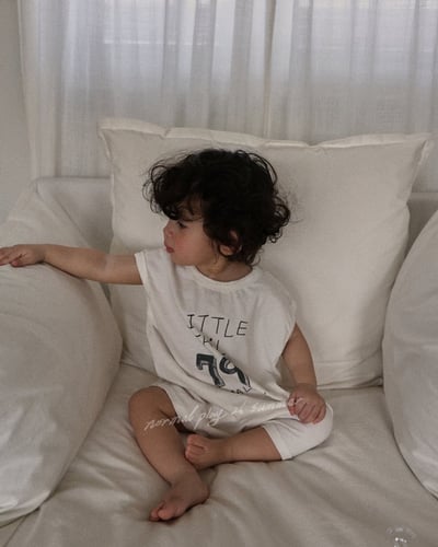 手繪數字連身衣(2color)9