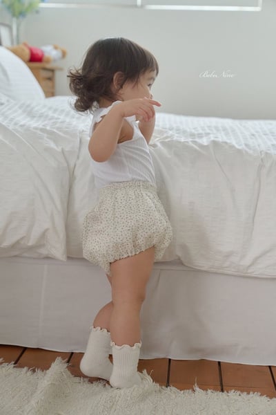 木耳捲邊襪3入/組8