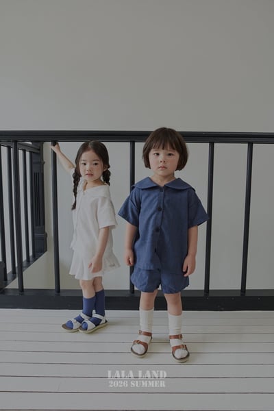 排釦直紋衫/褲子/裙子(kids)6