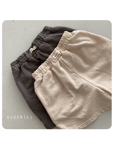 簡約鬆緊短褲(2color)6