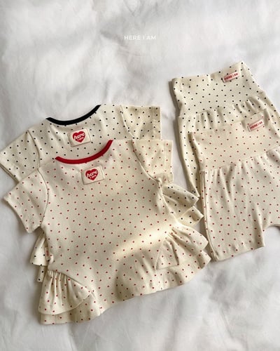 愛心裙擺+褲套裝(baby/kids)10