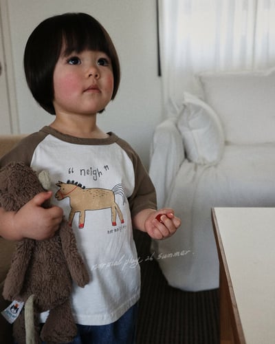 手繪小馬上衣(2color)8