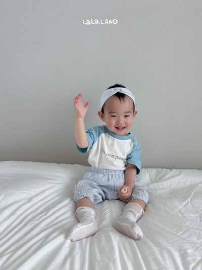 紋理鬆緊縮口褲(2color/baby)7