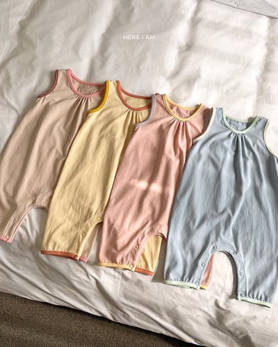 夏季撞色滾邊防踢背心7