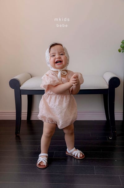 ribbon壓紋包屁衣(2color)4