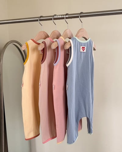 夏季撞色滾邊防踢背心4