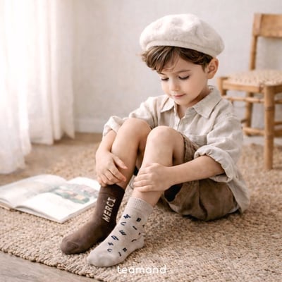 merci 襪子2入組(親子款)3