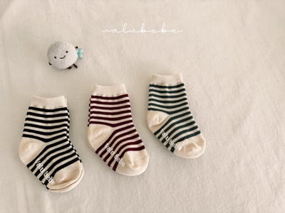 止滑條紋寶寶襪set9