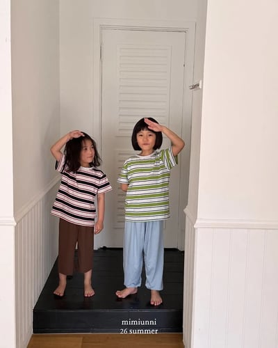 MIMI1+1夏季條紋tee6