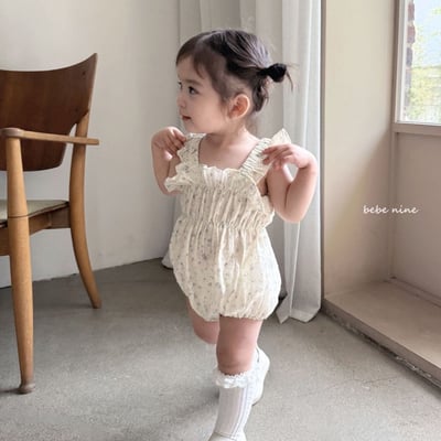 小碎花包屁衣*現貨12m9