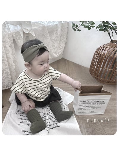 簡約條紋上衣(baby/kids)1