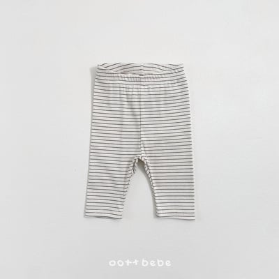 條紋打底5分褲5