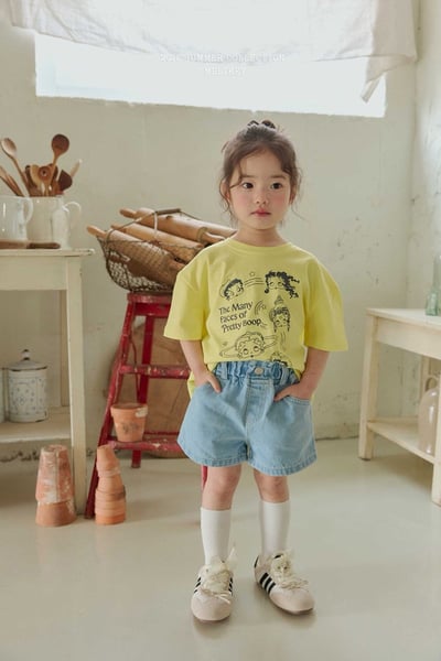 蕾絲愛心滾邊牛仔短褲7