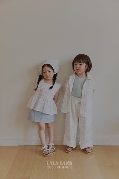 棉麻條紋襯衫(2color/kids)12