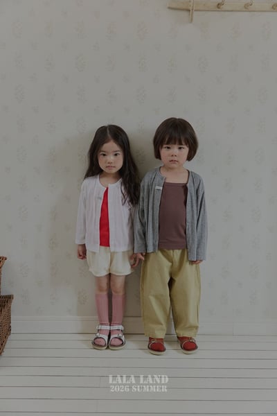 紋理排釦開襟(2color/kids)2