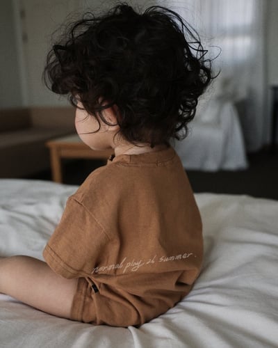 彩繪早餐連身衣(2color)5