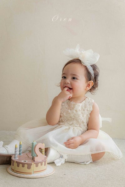 閃耀玫瑰ribbon包屁紗裙/洋裝5