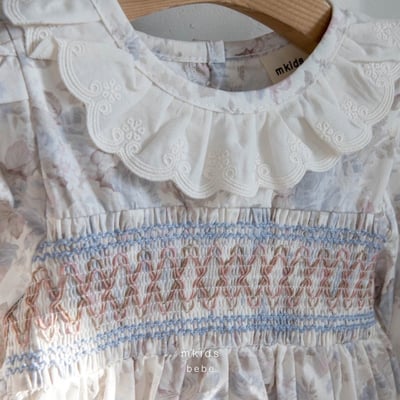 抓皺菱紋彩墨包屁衣3