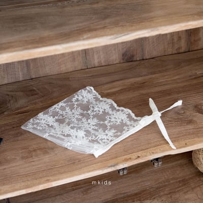 蕾絲精靈綁帶帽2