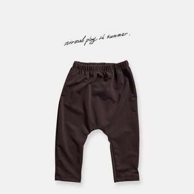 推推！寬褲檔包臀褲(2color)1