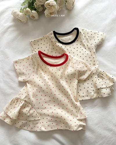 愛心裙擺+褲套裝(baby/kids)7