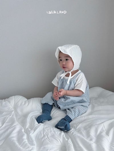 格紋細肩連身衣(2color)10