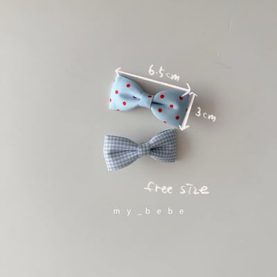 ribbon髮夾2入/組(3color)13