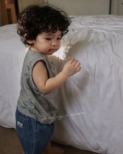 手繪小馬無袖上衣(2color)9