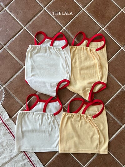 涼爽背心小刺繡包屁衣/上衣10