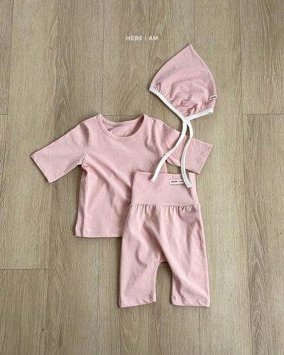 馬卡龍6分袖+褲套裝(baby/kids)4