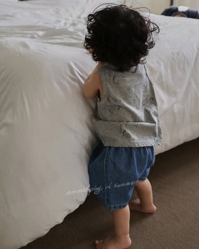 手繪小馬無袖上衣(2color)7