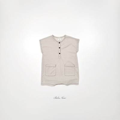 中性款！口袋連身衣(2color)12