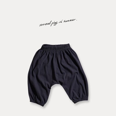 寬褲襠縮口褲(3color)5