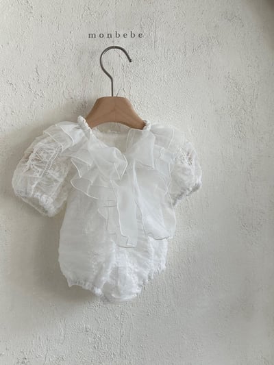 浪漫ribbon層次荷葉領包屁衣14