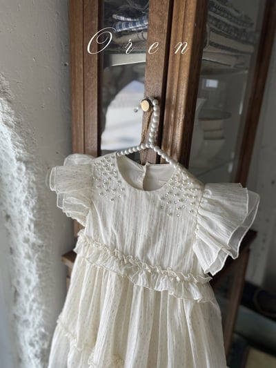 珍珠閃耀小公主包屁紗裙/洋裝(2color)21