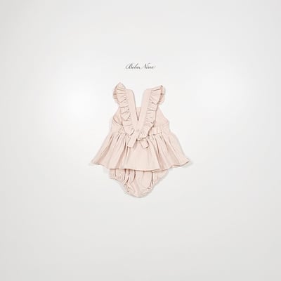 涼爽！飛袖捲邊套裝(3color)13