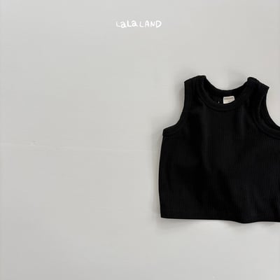 簡約紋理背心上衣(3color/kids)19