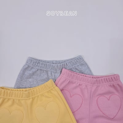 刺繡愛心鬆緊褲2