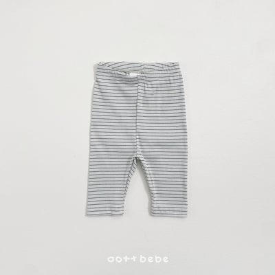 條紋打底5分褲4