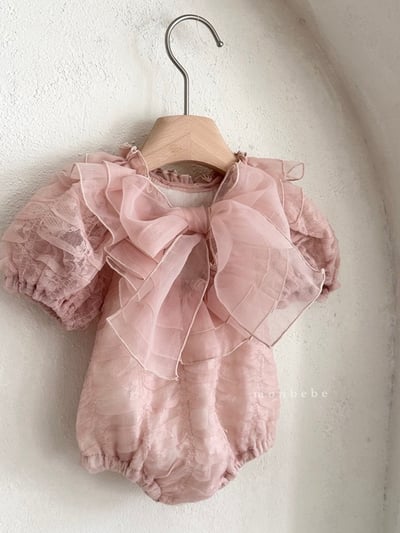 浪漫ribbon層次荷葉領包屁衣15