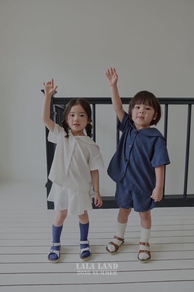 排釦直紋衫/褲子/裙子(kids)3