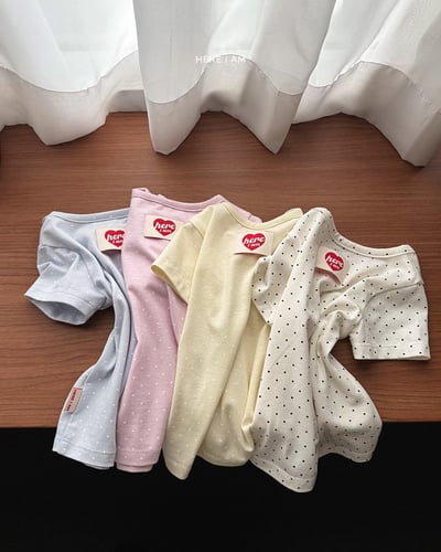 點點上衣+褲套裝(baby/kids)1