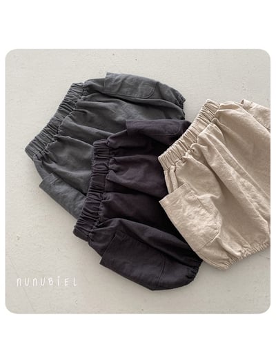 雙鈕扣口袋短褲(baby/kids)13