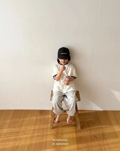 MIMI1+1夏日橫紋防曬防紋褲7