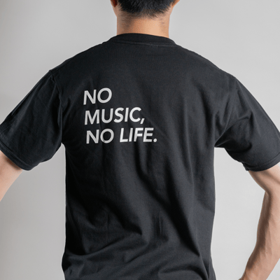 "No Music, No Life" 短袖T恤3