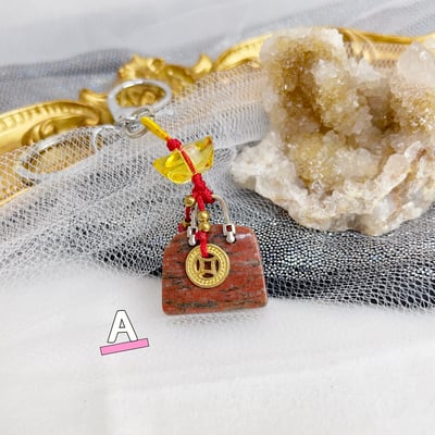 精品款-水晶黛妃包招財納福吊飾2