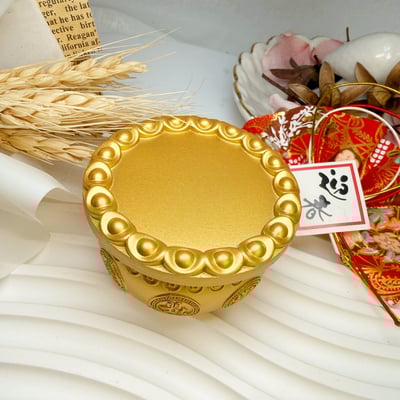 聚財/鎮宅/風水-《黃銅旋轉聚寶盆·底座》3